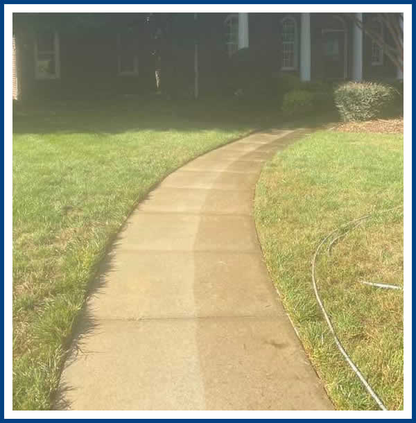 Patio, Sidewalk, and Driveway Pressure Washing in NC